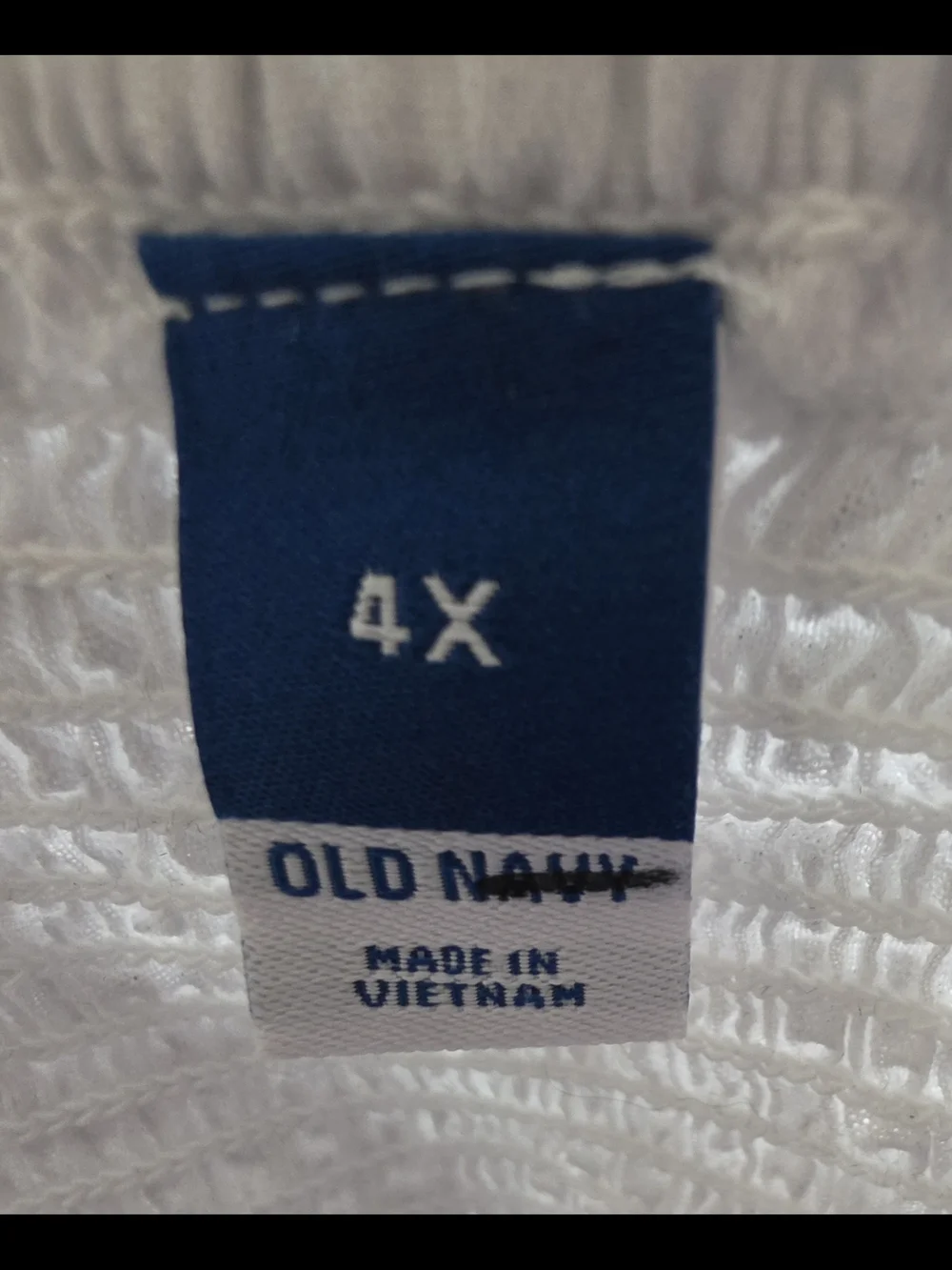 Old Navy White Puff-Sleeve Square Neck Peasant Top